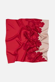 Marimekko Lauhtua Unikko 60th Anniversary Silk Scarf