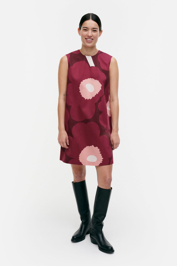 Marimekko Siluetti Unikko Sateen Dress