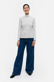 Marimekko Taittuen Piirto Unikko Shimmering Turtleneck