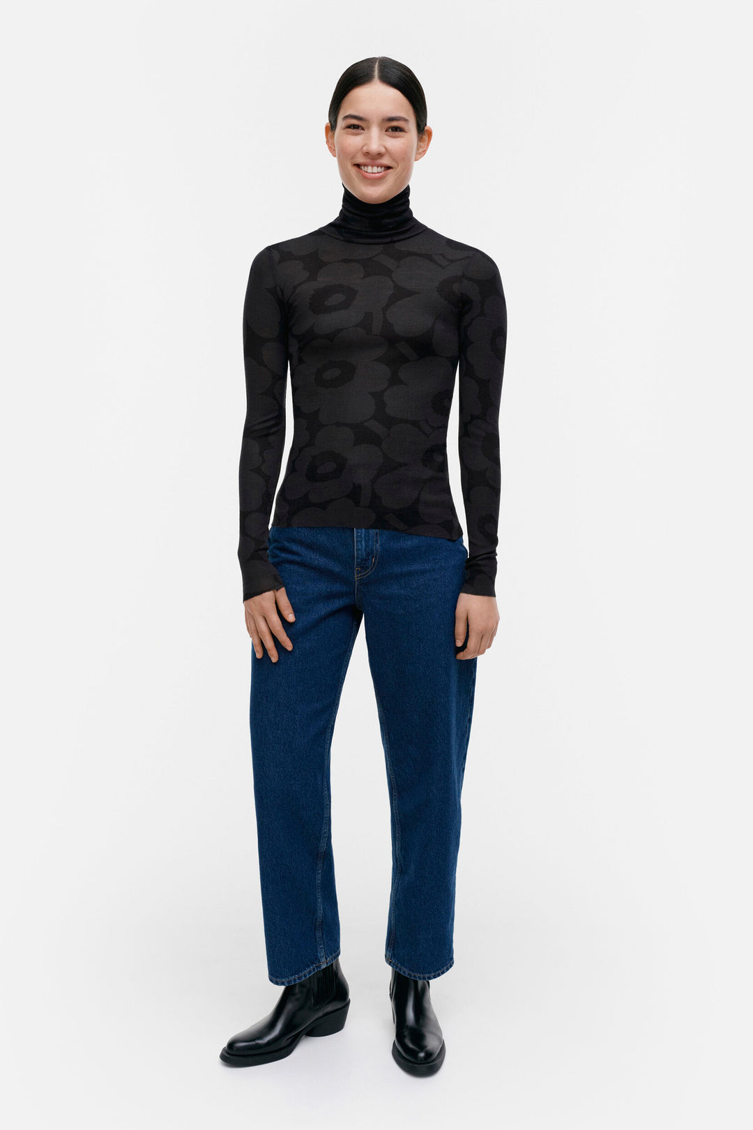 Marimekko Vilina Unikko Wool Turtleneck – KIITOSlife