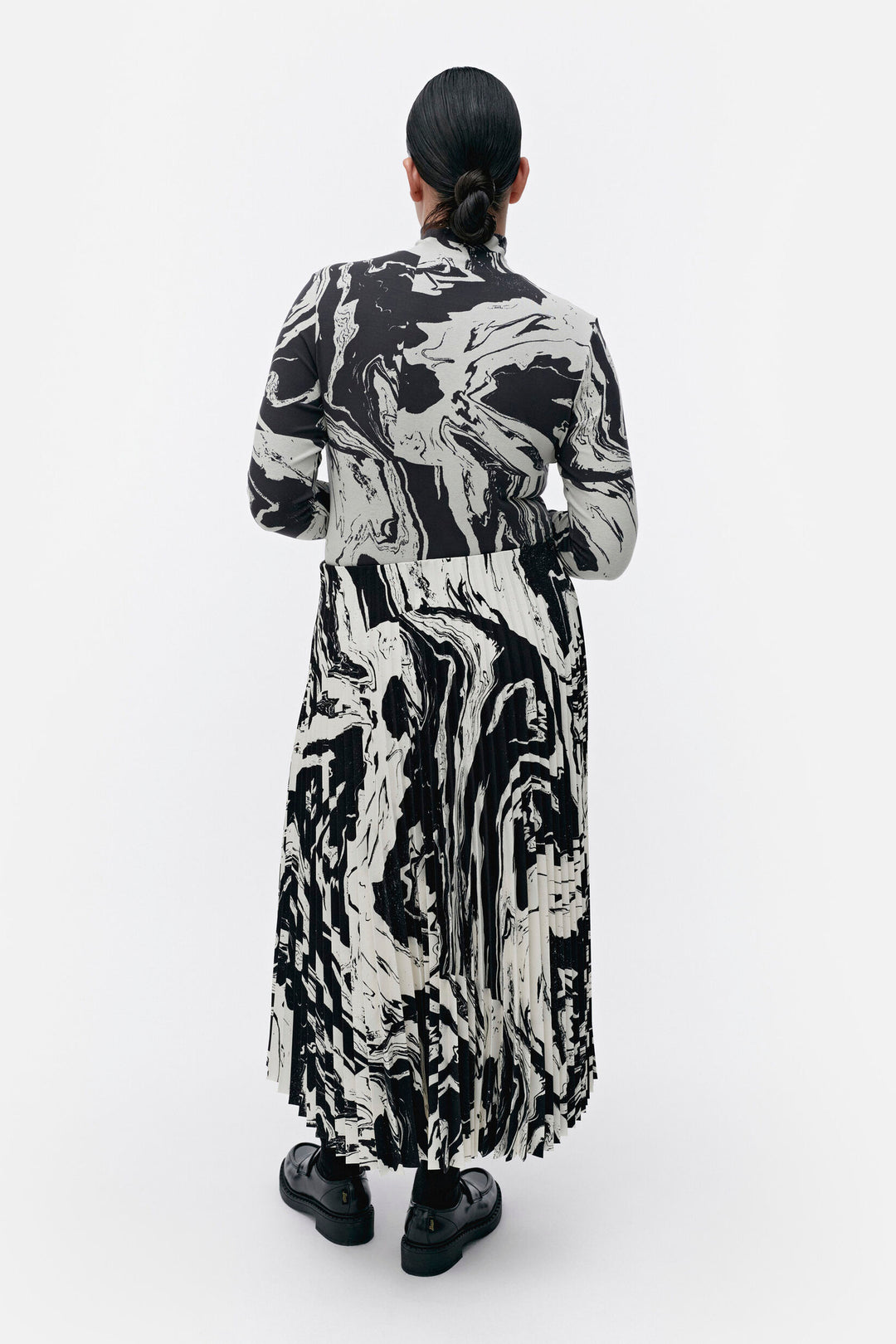 マリメッコ　Myy Marras スカート 白黒　S Marimekko Myy Marras Skirt – KIITOSlife