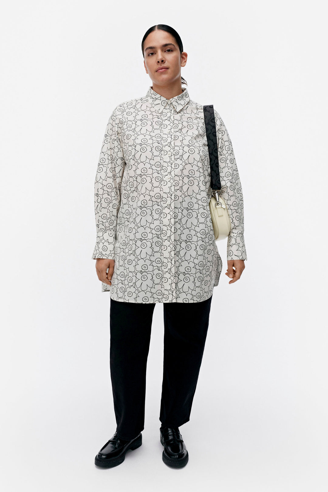 marimekko Nila Piirto Unikko コットン シャツ Marimekko Nila Piirto Unikko Tunic Shirt – KIITOSlife