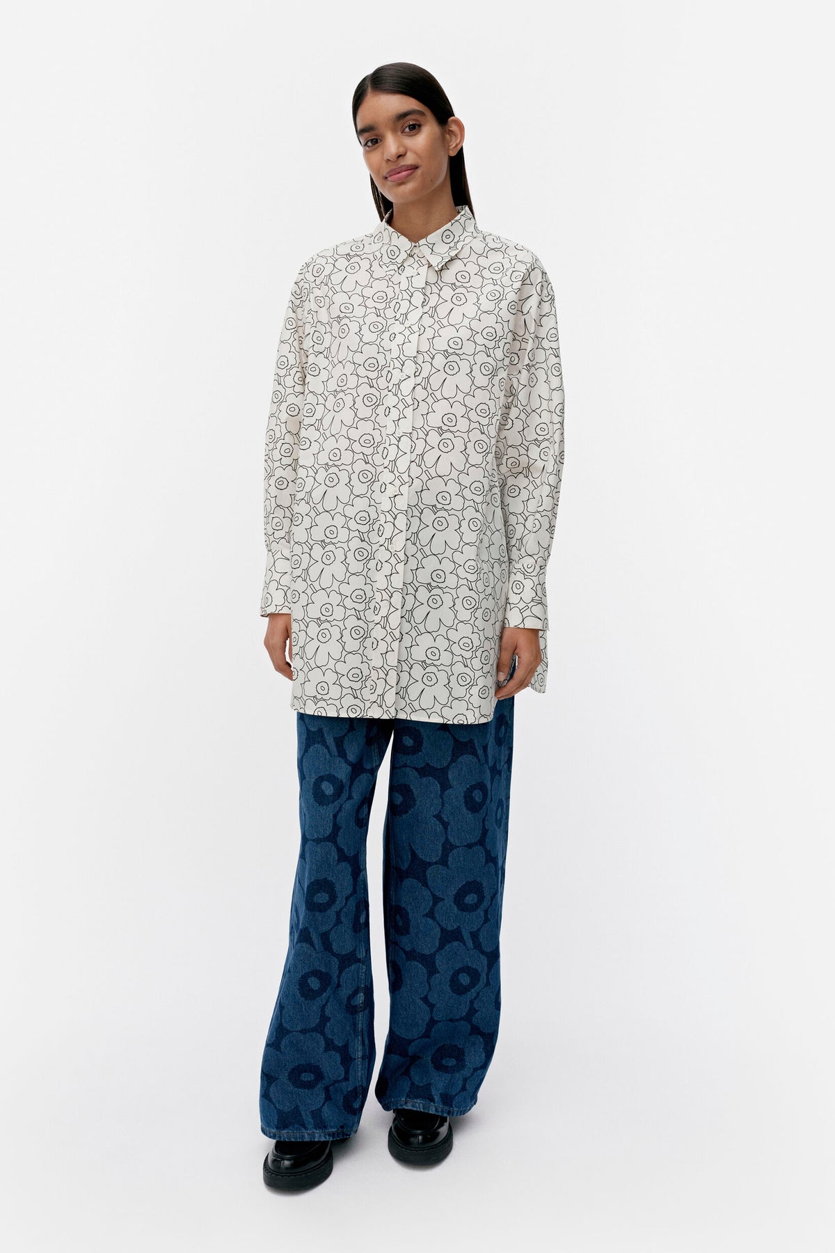 Marimekko Kulmat Unikko Shirt Jacket – KIITOSlife