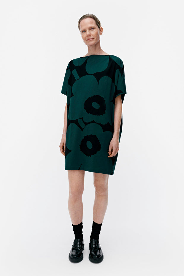 Marimekko Palisadi Unikko Jersey Tunic Dress