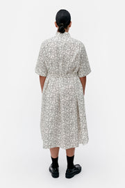 Marimekko Popliini Piirto Unikko Shirt Dress