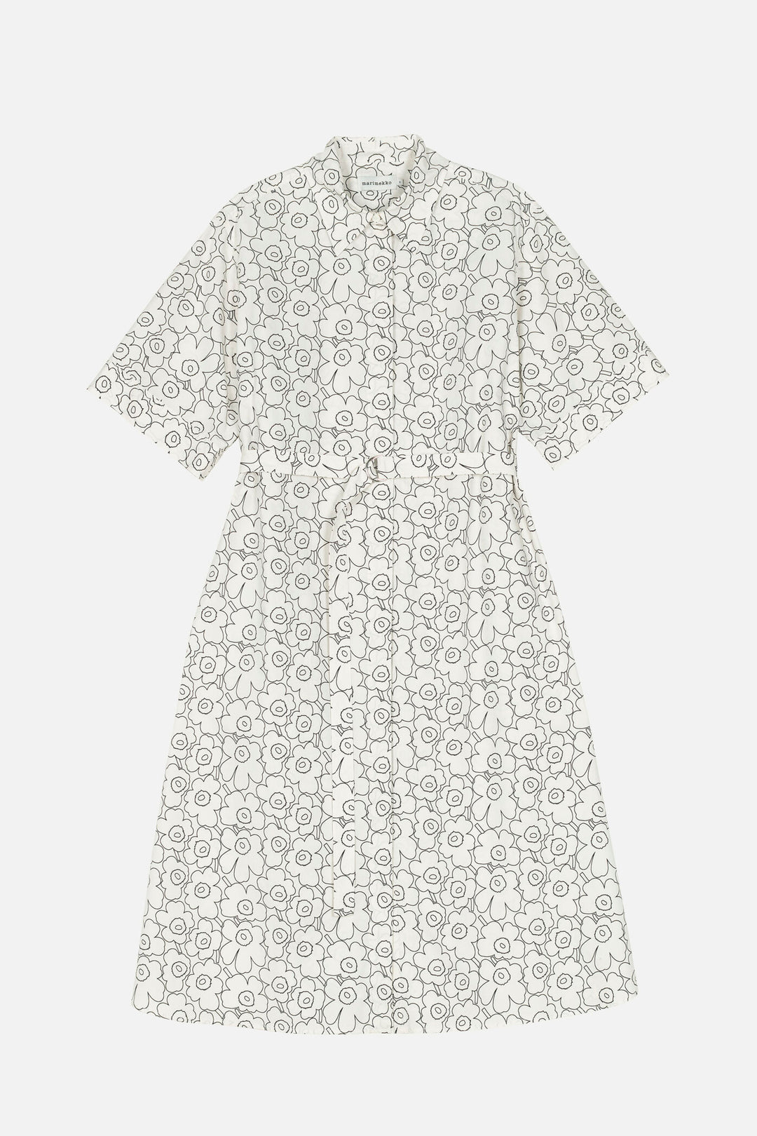Marimekko Popliini Piirto Unikko Shirt Dress – KIITOSlife