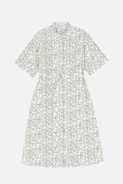 Marimekko Popliini Piirto Unikko Shirt Dress