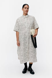 Marimekko Popliini Piirto Unikko Shirt Dress