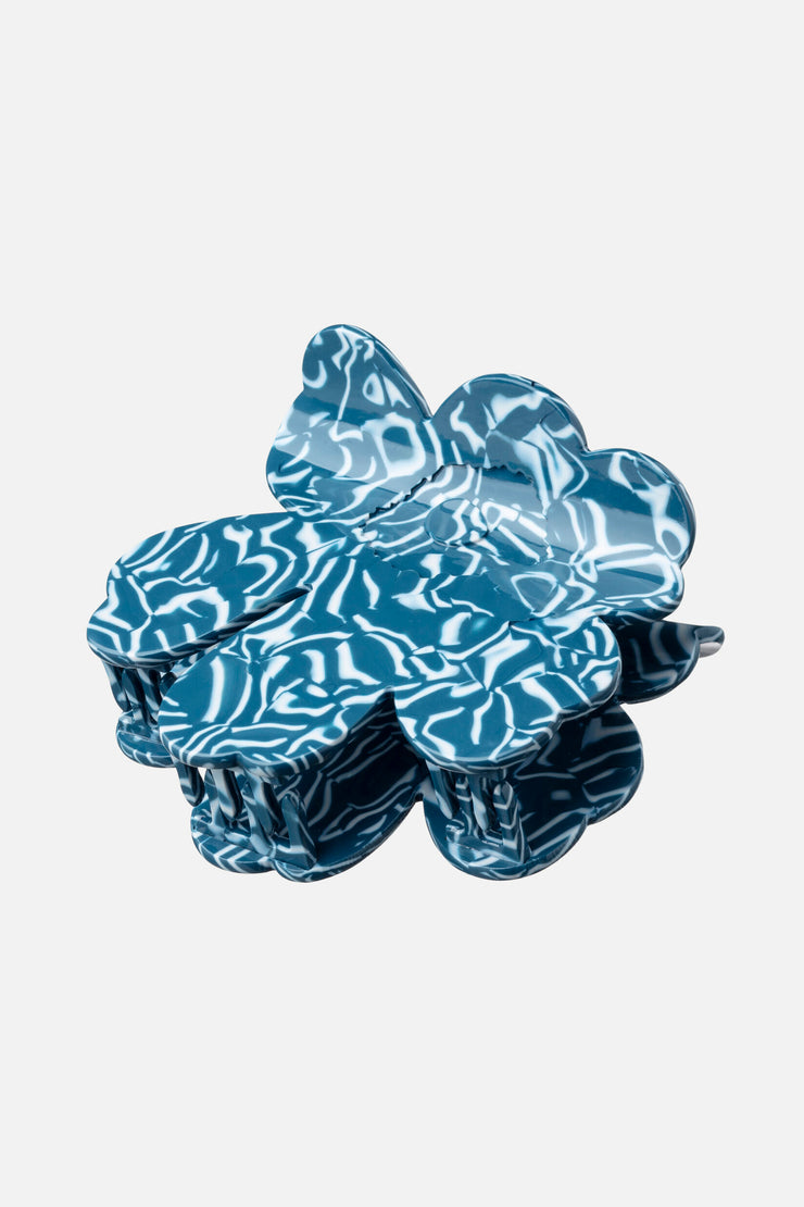Marimekko Large Unikko Hair Clip Blue