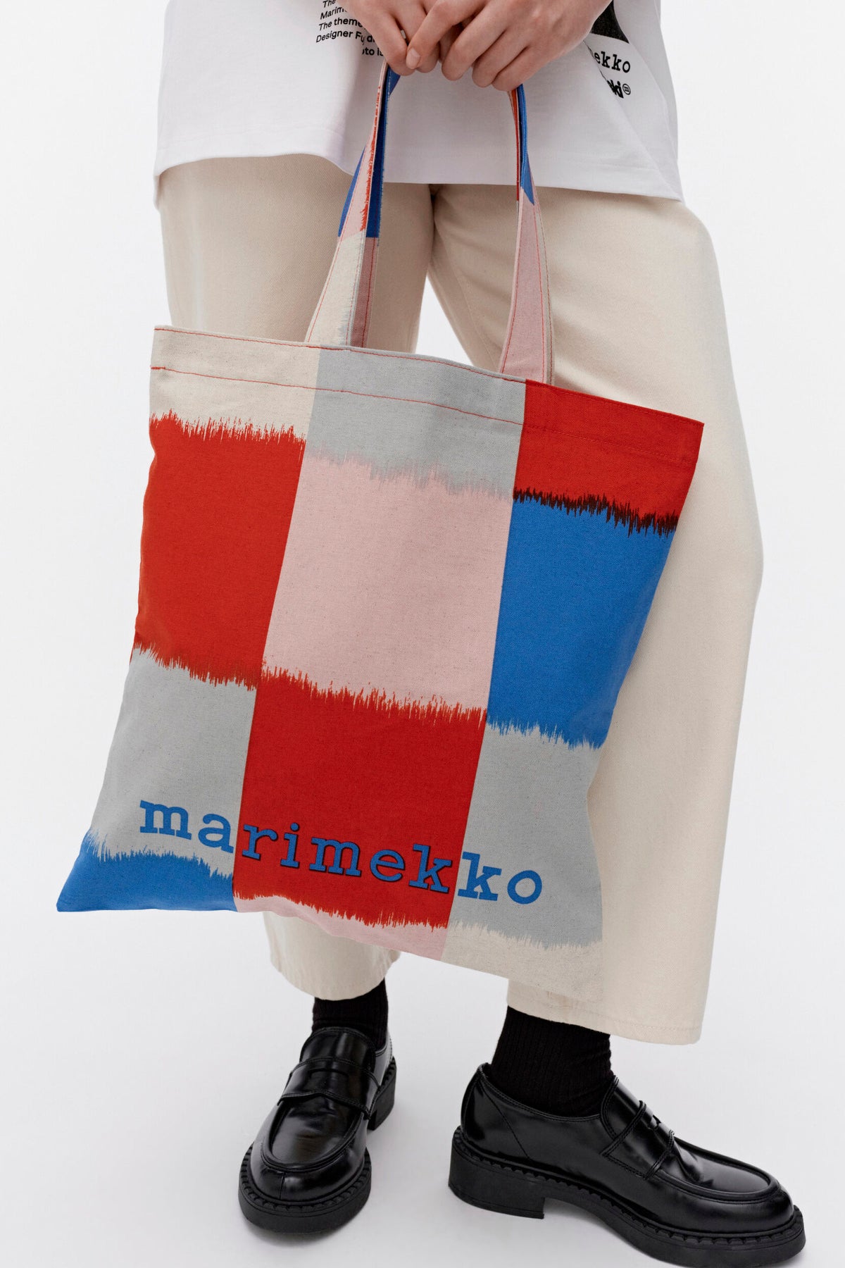 マリメッコ marimekko トートバッグ Vankka Logo Placement Vankka Unikko Placement トートバッグ | Maija Isola