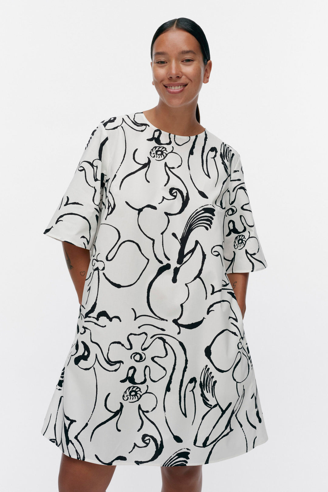 marimekko - 新品 marimekko Intoilla Tuulahdus ワンピースの