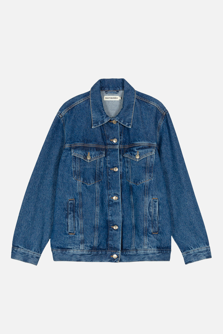 Marimekko Maridenim Murros Unikko Placement Jean Jacket