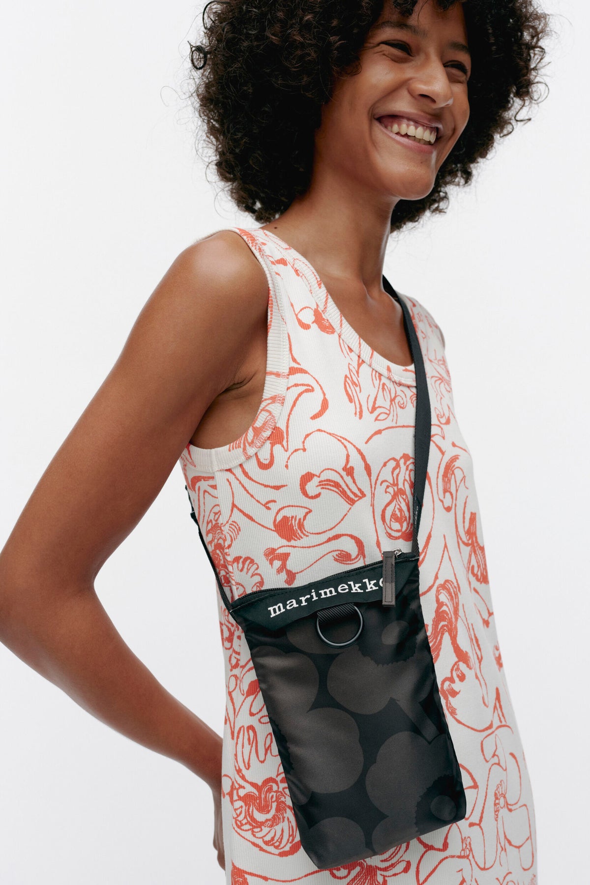 マリメッコ marimekko バッグ Neat Phone Pocket Unikko 094571 Marimekko Neat Crossbody Unikko Phone Pocket – KIITOSlife