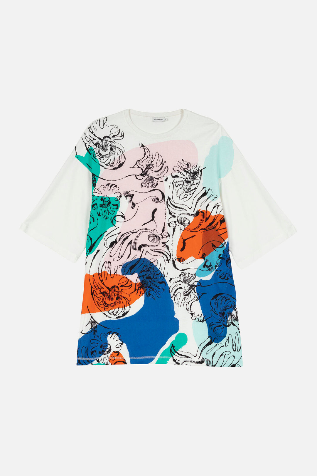 ☆ marimekko ☆ Petran Blombom Placement 136 - Tシャツ Marimekko Petran Blombom Placement Tunic T-Shirt – KIITOSlife