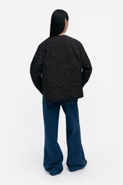 Marimekko Kapseli Piirto Unikko Padded Coat Black