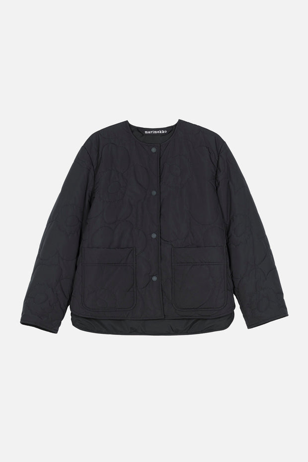 Marimekko Kapseli Piirto Unikko Padded Coat Black