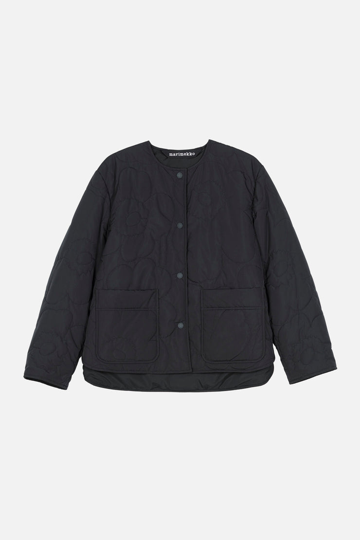 Marimekko Kapseli Piirto Unikko Padded Coat Black