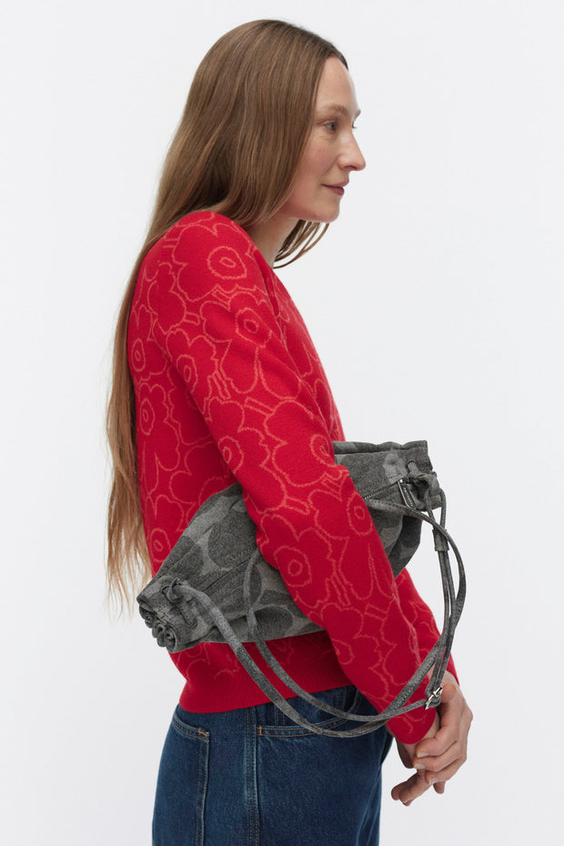Marimekko Karla Denim Unikko Shoulder Bag