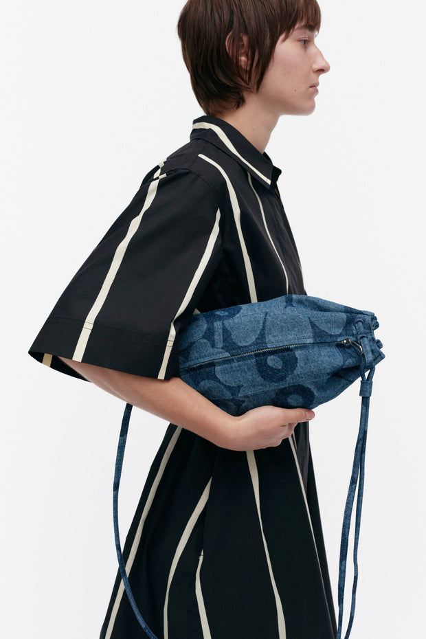 Marimekko Karla Denim Unikko Shoulder Bag