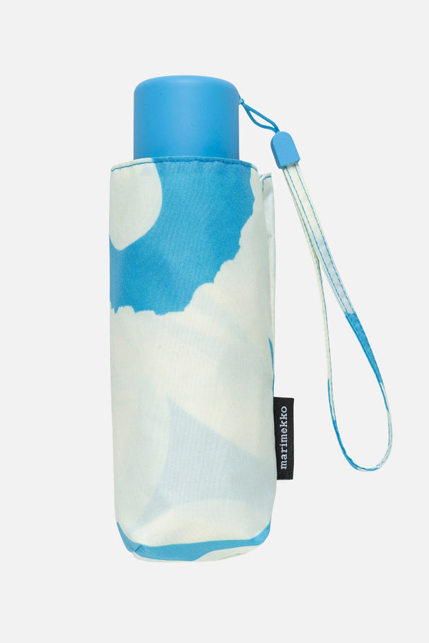 Marimekko Unikko Mini Manual Umbrella Off-White/Turquoise