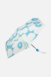 Marimekko Unikko Mini Manual Umbrella Off-White/Turquoise