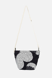 Marimekko Unikko Mono Mini Crossbody Bag Black/White