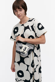 Marimekko Unikko Mono Mini Crossbody Bag Black/White