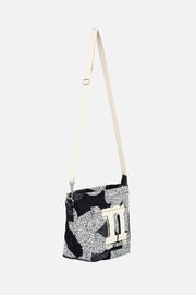 Marimekko Unikko Mono Mini Crossbody Bag Black/White