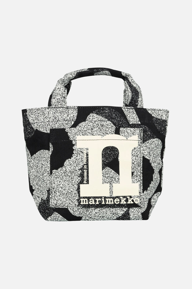 Marimekko Mono Mini Unikko Tote Bag Black/White