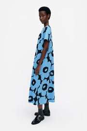 Marimekko Pisteinen Unikko Jersey Dress Blue/Black