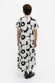 Marimekko Pisteinen Unikko Jersey Dress Off-White/Grey