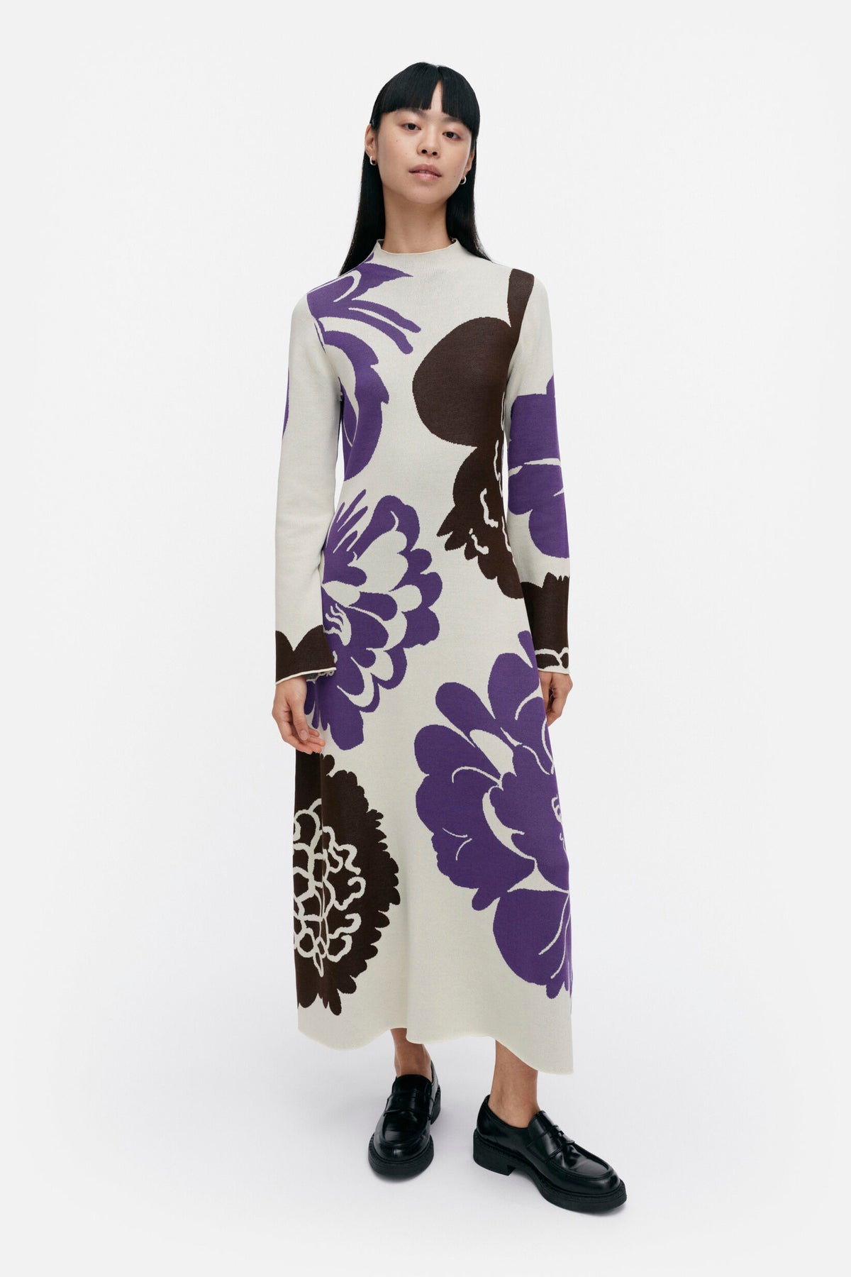 marimekko cotton dress Pihalla Unikko Dress blue, green