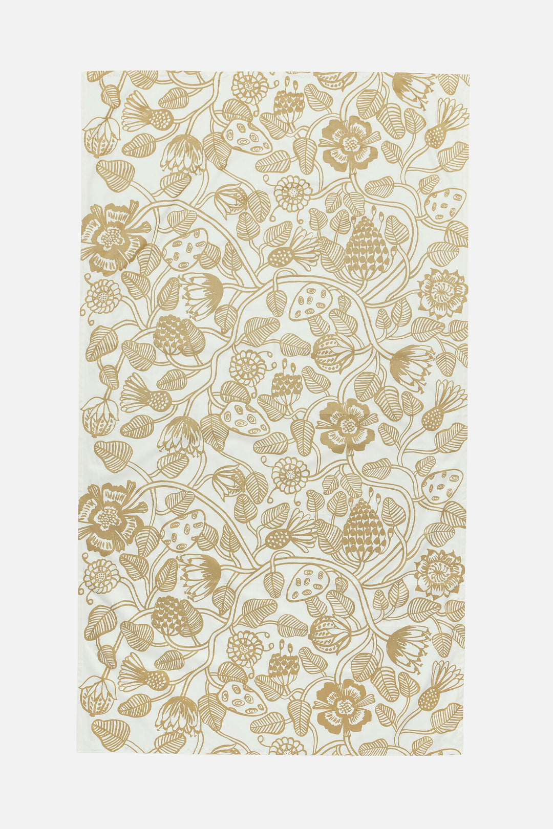 Marimekko Tiara Tablecloth Gold/White – KIITOSlife