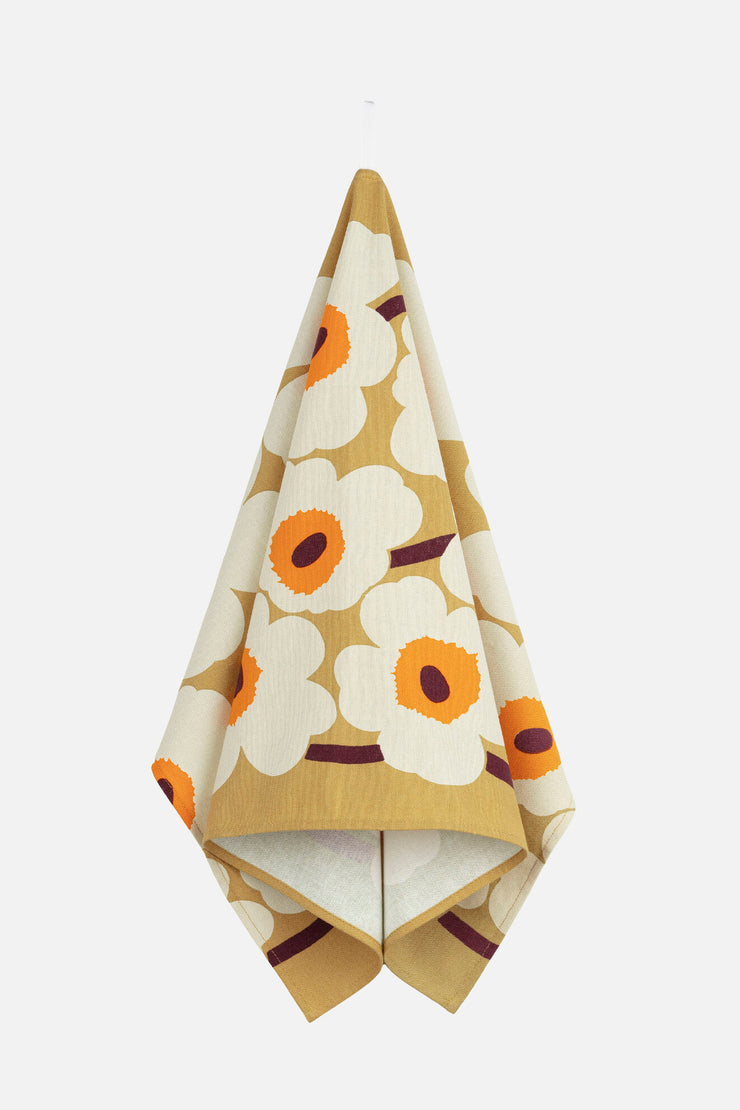 Marimekko Unikko Tea Towel Caramel