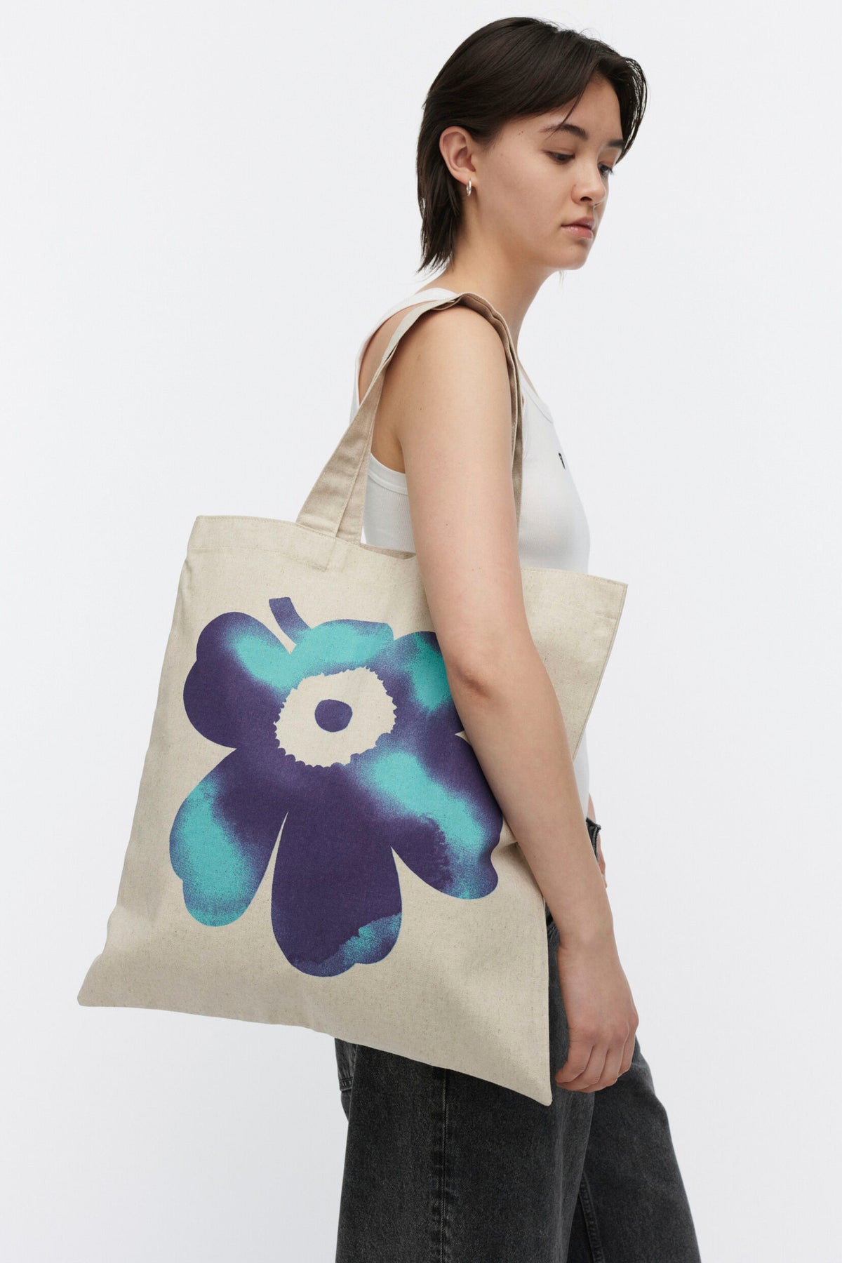 Marimekko Vankka Akvarelli Unikko Tote Bag – KIITOSlife