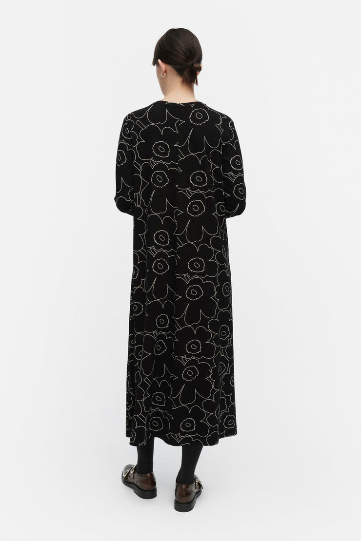 Marimekko Kolmin Piirto Unikko Jersey Dress