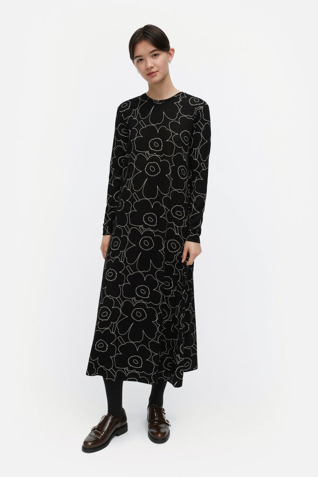Marimekko Kolmin Piirto Unikko Jersey Dress