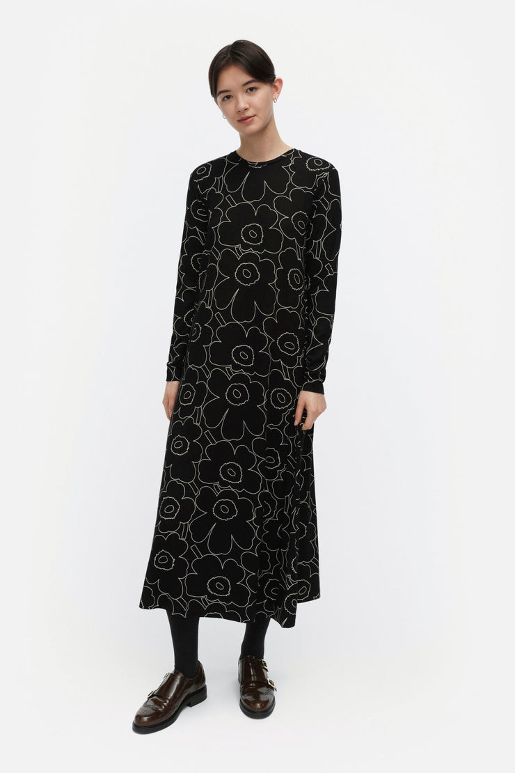 Marimekko Kolmin Piirto Unikko Jersey Dress