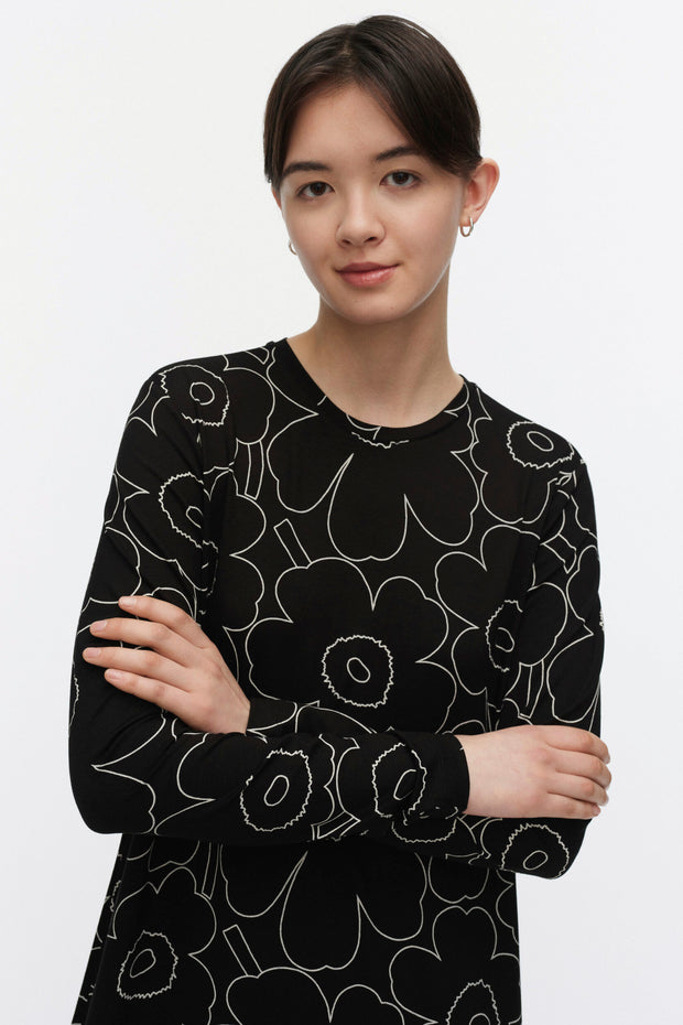 Marimekko Kolmin Piirto Unikko Jersey Dress