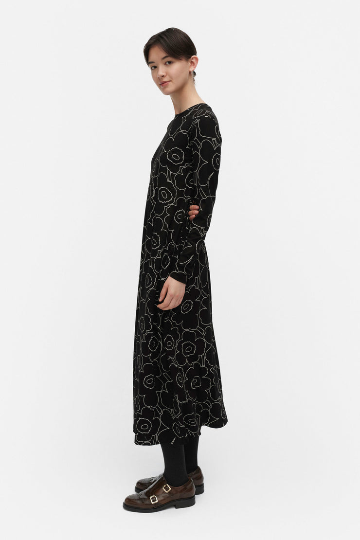 Marimekko Kolmin Piirto Unikko Jersey Dress