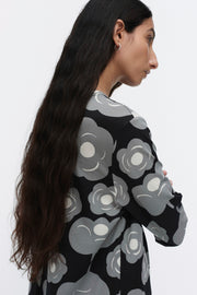 Marimekko Lehtokielo Tumma Jersey Dress