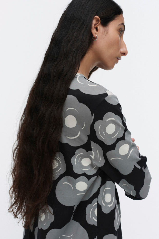 Marimekko Lehtokielo Tumma Jersey Dress