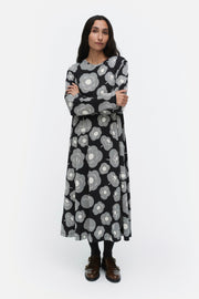 Marimekko Lehtokielo Tumma Jersey Dress