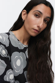Marimekko Lehtokielo Tumma Jersey Dress