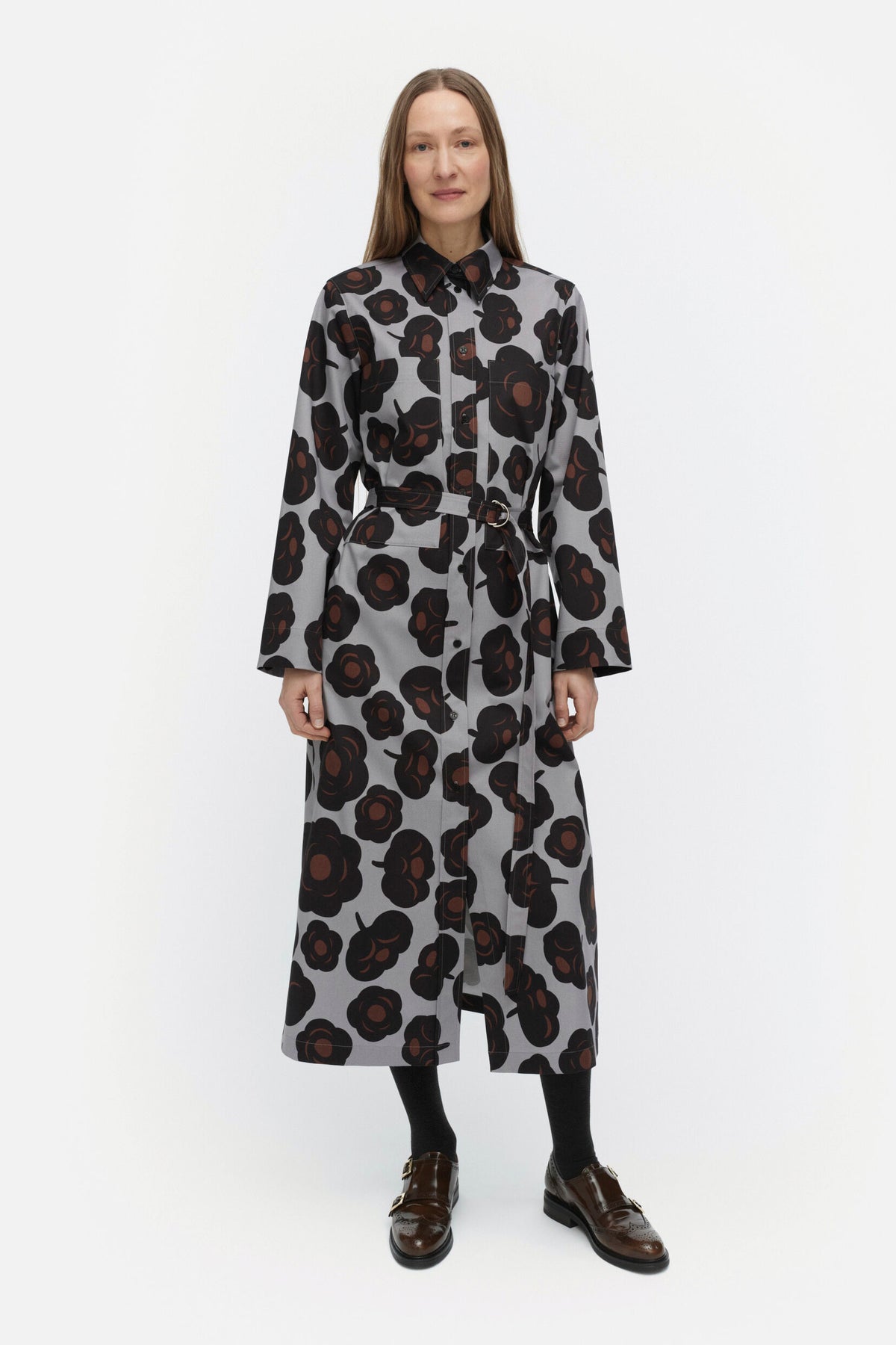 Marimekko Molla Tumma Shirt Dress – KIITOSlife Marimekko Molla Tumma Shirt Dress – KIITOSlife
