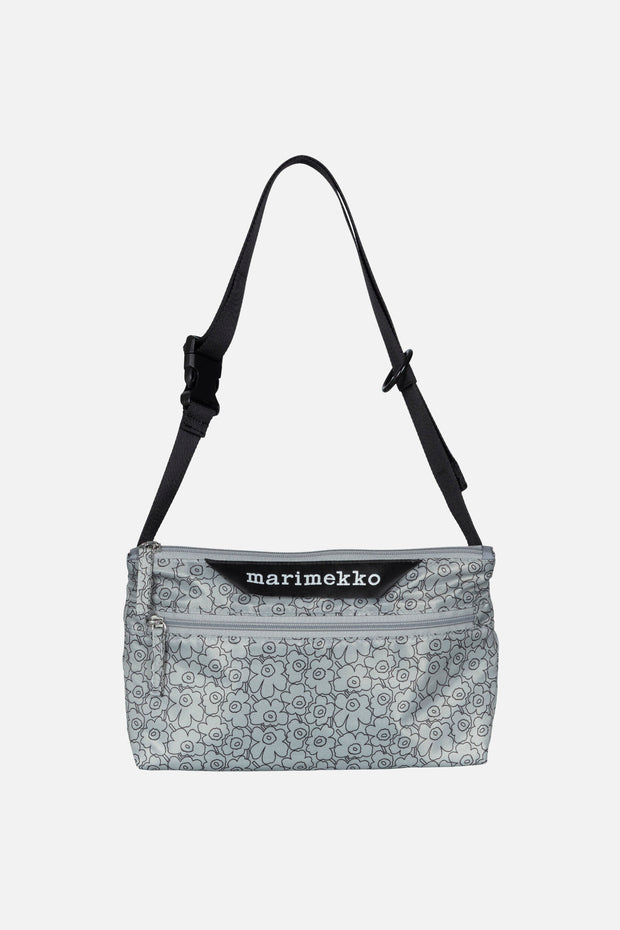 Marimekko Neat Crossbody Piirto Unikko Small Grey/Black