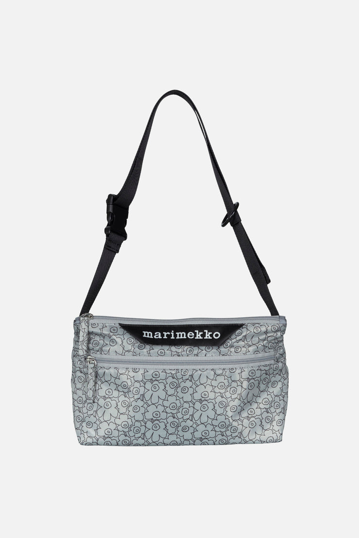Marimekko Neat Crossbody Piirto Unikko Small Grey/Black
