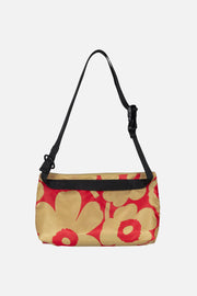 Marimekko Neat Crossbody Unikko Small Tan/Red