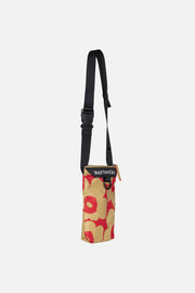 Marimekko Neat Crossbody Unikko Phone Pocket Tan/Red