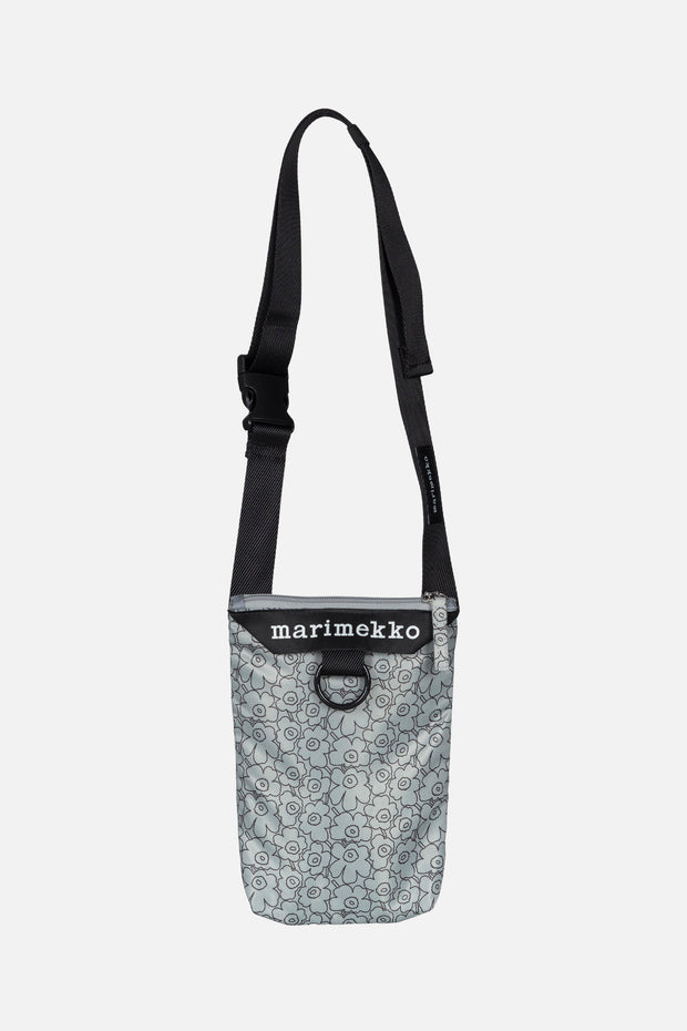 Marimekko Neat Crossbody Piirto Unikko Phone Pocket Grey/Black